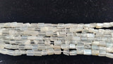 2 Strand Pack ,  Moonstone Rectangular Shape 4x6MM . gemstone Rectangle shape .