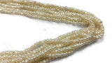 3MM Freshwater Cultured Pearl .Natural Freshwater pearl , AAA Grade , Irregular Roundel Beads