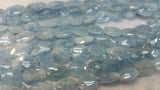 Aquamarine Faceted Nugget, 14-15X21-22 mm, Aquamarine Tumble Beads, Blue Aquamarine Top Quality.length 16"