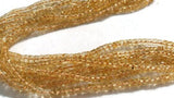 Citrine Tyre Beads Citrine Heishi shape 5mm- Length 14 inch