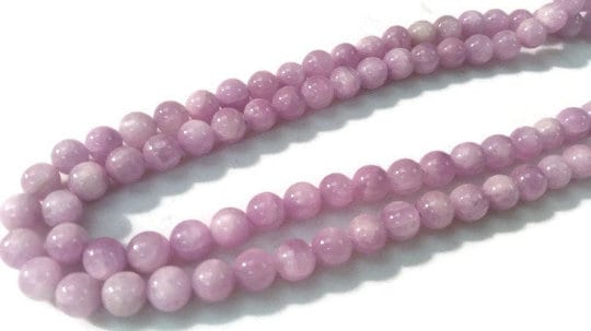 9MM Kunzite Round Beads, AAA Quality, Length 40cm -Natural Kunzite Beads-Purple Color origin brazil