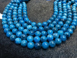 10mm Neon Apatite Round Beads-Perfect Round Beads- 40cm Length -