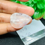 Moonstone Cabochon 29X22 MM Untreated Natural Cabs, Blue Flash Code N-50 Natural Rainbow Moonstone Cabochon Weight 3.9 gm Origin India