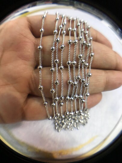 925 Sterling Silver Chain , Length 16