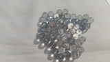 5mm Grey Quartz Faceted Balls Half drill, Perfect Ball shape for earring, Pack of 6 Pc