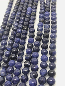 10MM Sodalite Round Beads , Length of strand 15.5 " top Quality, Sodalite gemstone beads