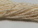 2MM Freshwater Cultured Pearl -Code 09 -Natural Freshwater pearl , AAA Grade 40 cm Strand