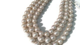 Freshwater Pearl Round shape, Size 10.5-11MM, Length 16" pearl Round Necklace , Top Quality Pearl