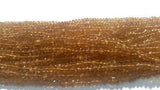 Citrine Faceted Rondelles 4-4.5mm , Length 14" , AA Quality hand cut beads