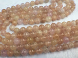 10mm Morganite Round Beads, AAAA Quality Beads , Perfect making-Wholesale price- 40 cm Length
