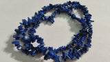 Lapis Chips Beads , Length of Necklace 32"