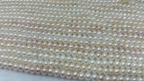 5MM Freshwater Cultured Button shape Pearl .Natural Freshwater pearl , AAA Grade