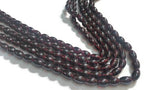 Big Garnet Smooth Rice shape 7x10MM , Length of Strand 16"