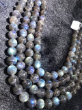 12MM Labradorite Round beads, Top Quality perfect round shape . Yellow and Blue Fire -AAA Grade . Length 15.5 Inch