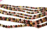 6MM Multi Tourmaline Round beads. Fine quality beads