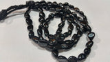 8-10MM Black Spinel Nugget shape , length of strand 18 Inch