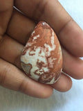 Rosetta Jasper Fancy Cabochon, Size 42x29 mm Code 63 ,Natural Gemstone Cabochon - Good Quality Cabochons