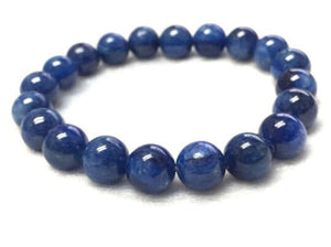 7MM Kyanite Bracelet , Beautiful Blue Bracelet, Natural Kyanite, Gemstone bracelet