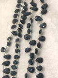 7X9MM Kyanite faceted Pear Shape - Length 8 Inches , , Natural Green Kyanite .