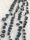 7X9MM Kyanite faceted Pear Shape - Length 8 Inches , , Natural Green Kyanite .