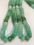 11MM Big Chrysoprase Smooth Roundel Beads , Natural Chrysoprase roundel Beads. Length 16" weight 82 gram