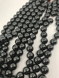 12mm Hematite Smooth Round , Length 16" Top Quality Hematite Gemstone , Natural Hematite beads