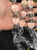Crystal Nugget Beads • 25x38 mm Size • Length 40 cm • 100% Natural Clear Crystal Beads • AAA Quality • Extra Big Size Crystal