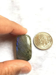 Natural Labradorite Cabochon, 31X18 mm AAA ,Code (249) Strong Flashy Labradorite Stone, Loose Stone, Labradorite Rectangle Cabochon