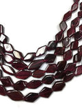 5 Strands, Garnet fancy Shape ( Top Drilled Beads) 16 Inch Strand, Top Quality . garnet shape beads Size 6X8 MM