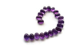 Amethyst Oval 6X8MM Cabs , Pack of 10 Pcs- Amethyst Loose Cabs . African Amethyst