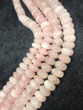 14mm Morganite Roundel Beads, AAA Quality Beads , Perfect making-Wholesale price- 40 cm Length