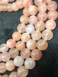 14mm Morganite Round Beads, AAA Quality Beads , Perfect making-Wholesale price- 40 cm Length