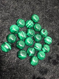 12MM Malachite Smooth Round Cabs, Top Quality Cabochon Pack of 2 Pc . Gemstone Loose cabs