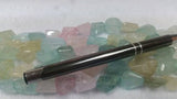 AQUAMARINE 14X17 MM FACETED Nuggets, Faceted tumble shape, Length 9" Top Quality