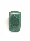 48X28MM Malachite Cabs, Top Quality Cabochon , Natural Gemstone cabs - Malachite cabochons code 09