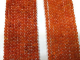 5 Strands, Carnelian Round Beads, 4.5mm size, 14 Inch Strand