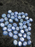 8X10MM Kyanite Oval Cabochons, Kyanite Cabs, Super Fine Quality Cabs,Pack of 4 pc.