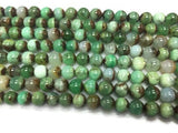 10mm Chrysoprase Round Beads, AA quality , Natural gemstone beads- Length 40 cm . Green Chrysoprase Perfect Round shape