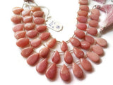 Pink Opal Pear Shape, Length 8 Inches , Pear shape Size 11X17 MM ,Natural Opal , pink briolette . 22 gm necklace