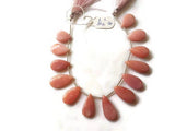 Pink Opal Pear Shape, Length 8 Inches , Pear shape Size 13x18- MM ,Natural Opal , pink briolettes