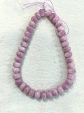 16mm Natural Kunzite Roundel Beads, AAA Quality, Length 40cm -Natural Kunzite Beads- Purple Color origin brazil