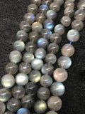 11MM Labradorite Round beads, Top Quality perfect round shape . Yellow and Blue Fire AAA Grade