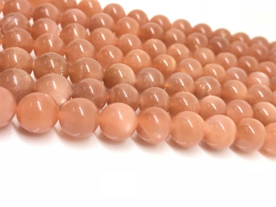 10MM Sunstone Round Beads AA Quality 15.5