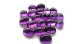 10x14mm Amethyst Oval Cabs , Pack of 5 Pcs- Amethyst Cabs