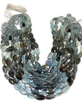 Moss Aquamarine Faceted Nuggets 9x13-16 mm size Length 17 inch Top Quality AAAA- Moss Aquamarine Beads