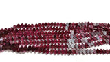 Garnet Flat fancy Shape,size  5X7mm Length of strand 15" . Red garnet Fancy Shape