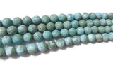 10MM Larimar Round Shape, Natural Larimar , AA Quality Length 15.5" , Larimar Necklace