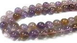 12MM Super Fine Quality , Ametrine Round Beads, 15.5 Inch Strand,AAAA QUALITY . Natural Ametrine in mix color shade