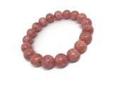 10mm Rhodochrosite Round Beads Top Quality , very good color & perfect Round . Bracelet of 7"