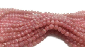 5mm Rhodochrosite Smooth Round beads, Good Quality beads . length 40 cm